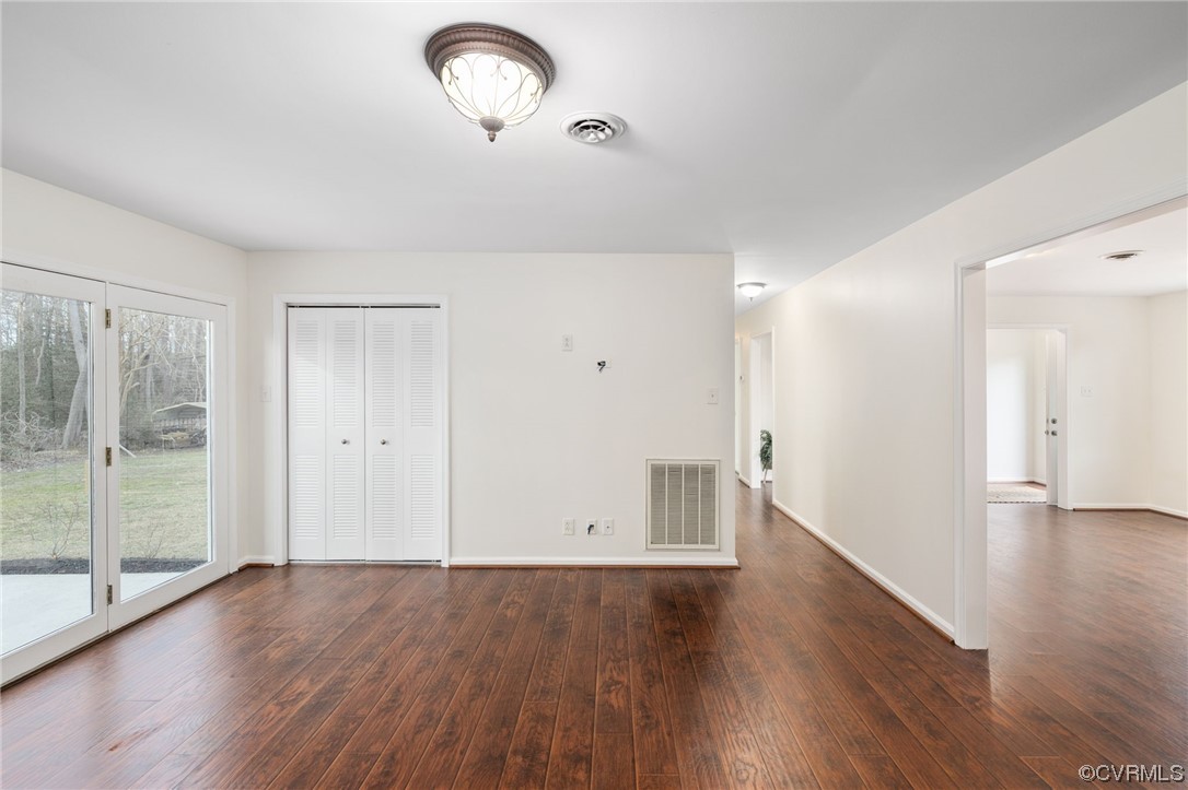 3612 Chesdin Boulevard Sutherland, VA 23885 - Photo 22 of 44 a view of room with window and wooden floor