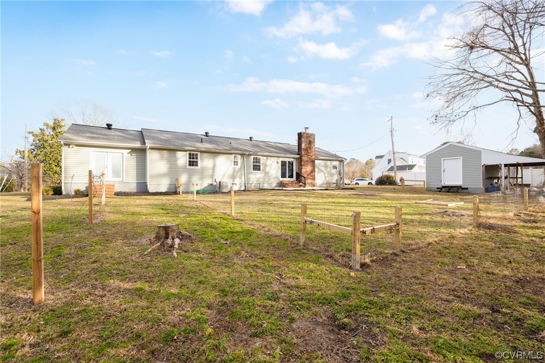 3612 Chesdin Boulevard Sutherland, VA 23885 - Photo 43 of 44 a view of a house with a yard