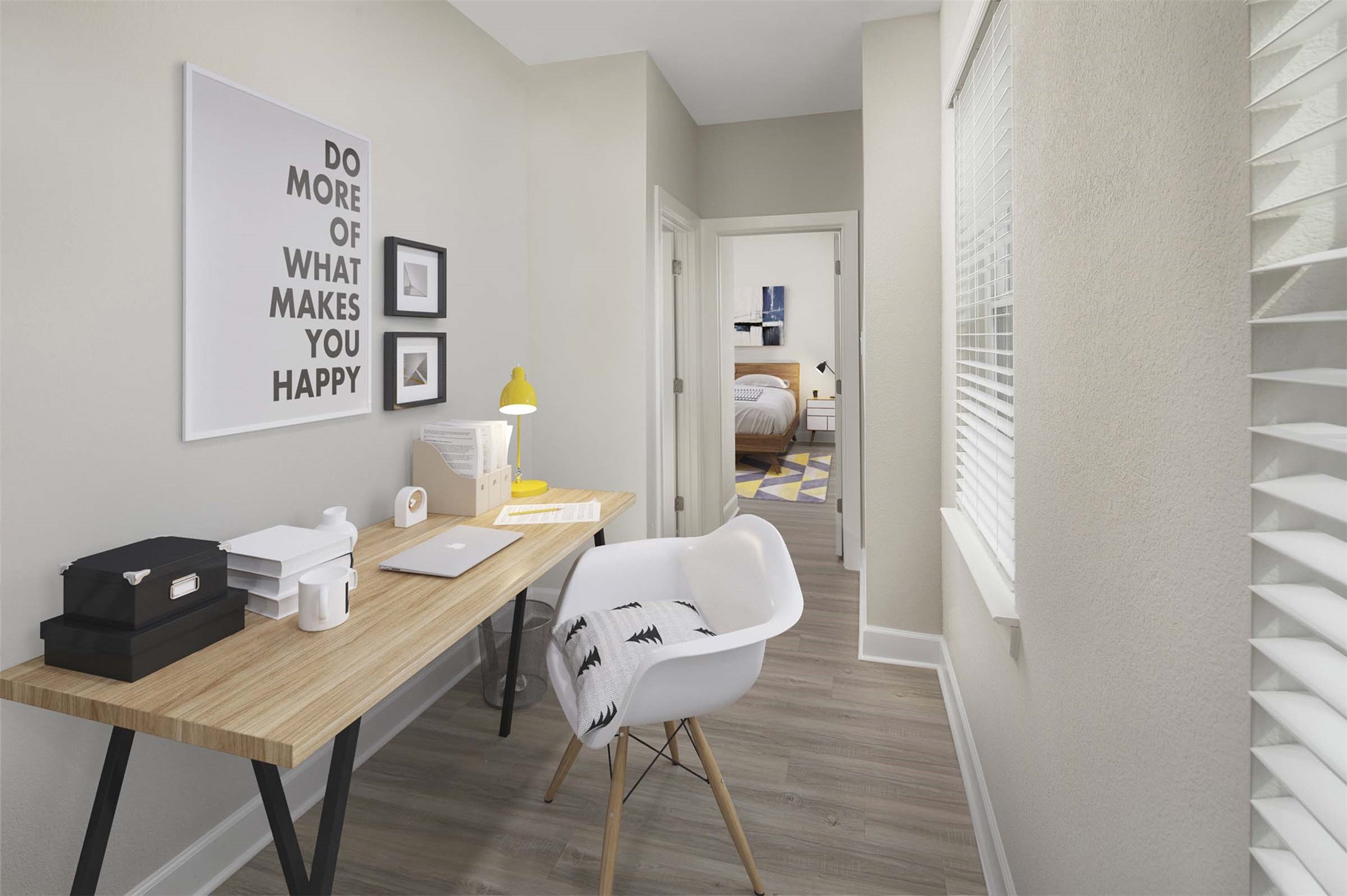1840 Woodland Field Crossing, Unit 132 Spring, TX 77380 - Photo 11 of 19 a view of a workspace room with furniture and wooden floor