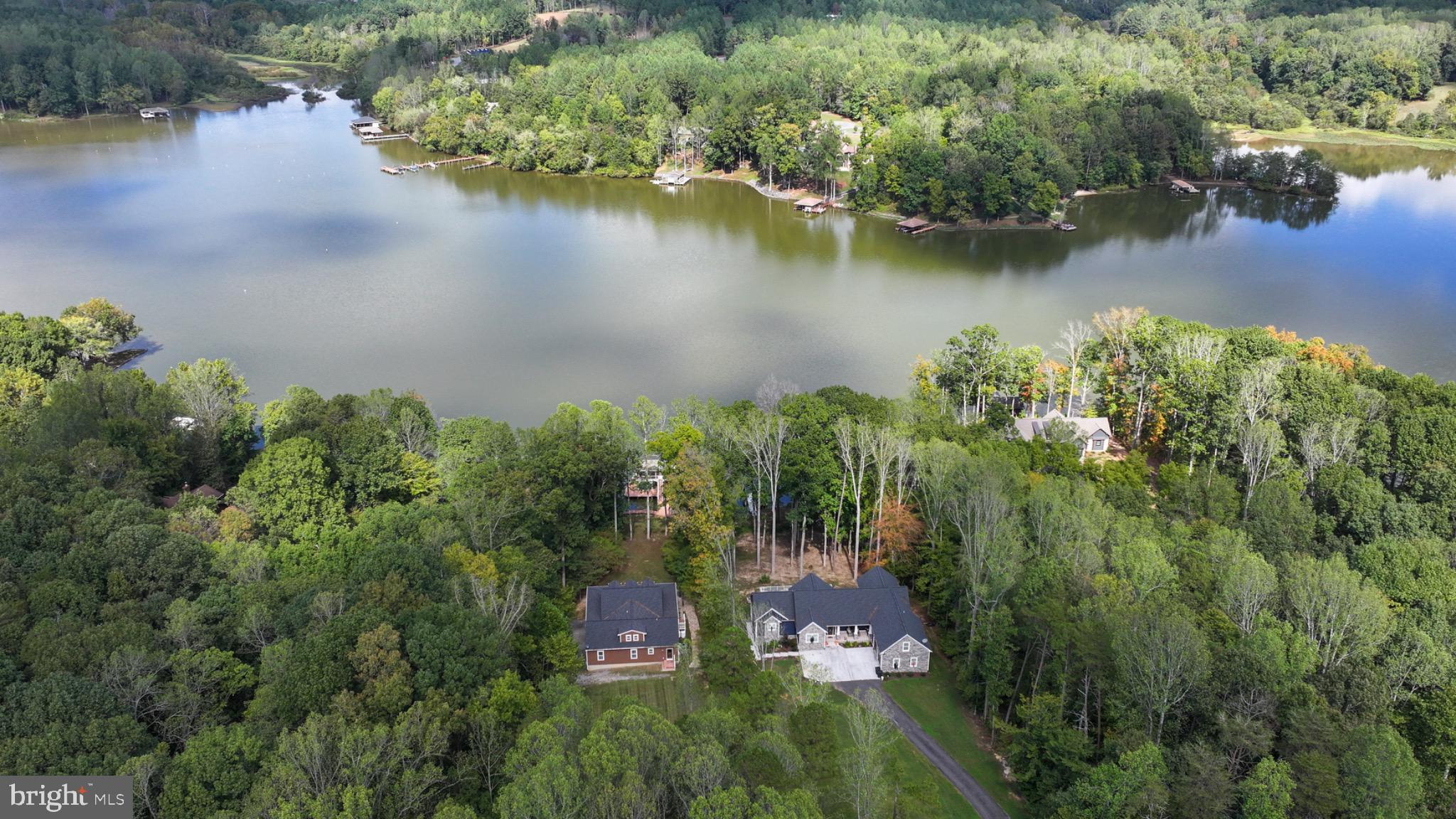 7320 Old Dickersons Road Orange, VA 22960 - Photo 108 of 119 an aerial view of residential house with outdoor space and lake view