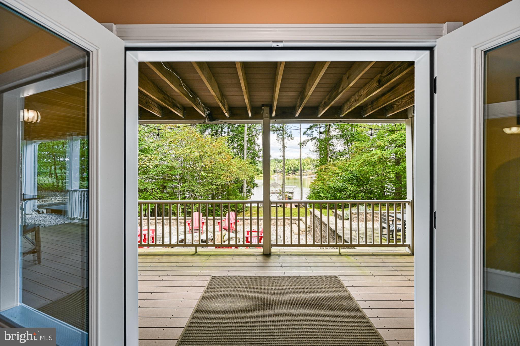7320 Old Dickersons Road Orange, VA 22960 - Photo 26 of 119 a view of a room with wooden floor and a floor to ceiling window