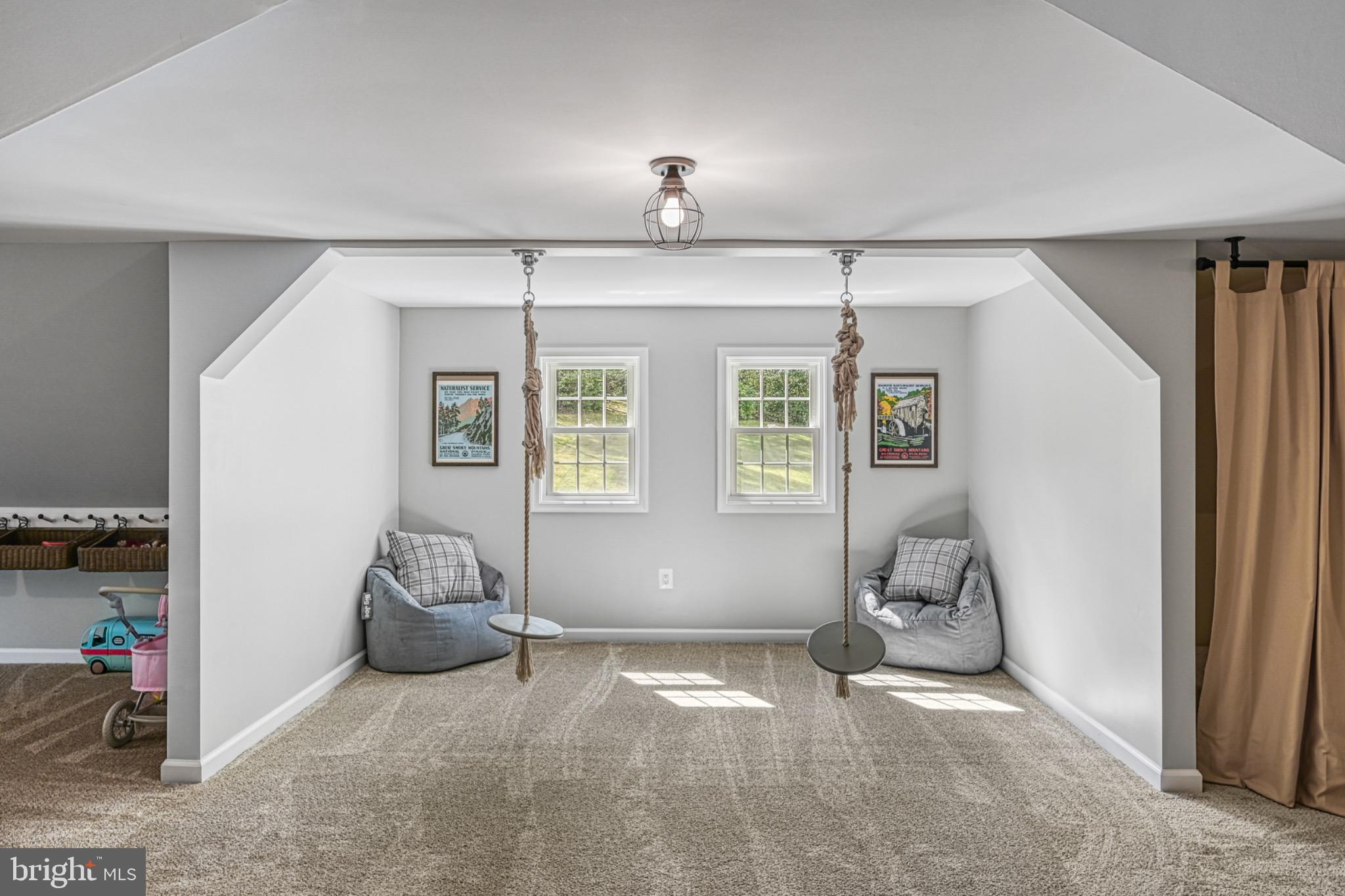 7320 Old Dickersons Road Orange, VA 22960 - Photo 62 of 119 Charming playroom with cozy swings.