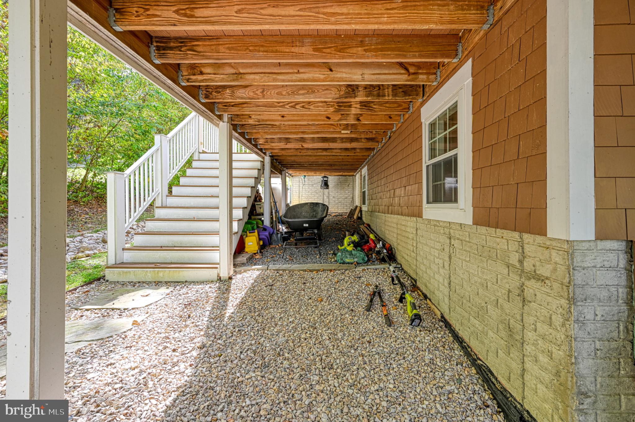 7320 Old Dickersons Road Orange, VA 22960 - Photo 84 of 119 Charming under-deck space with natural light.