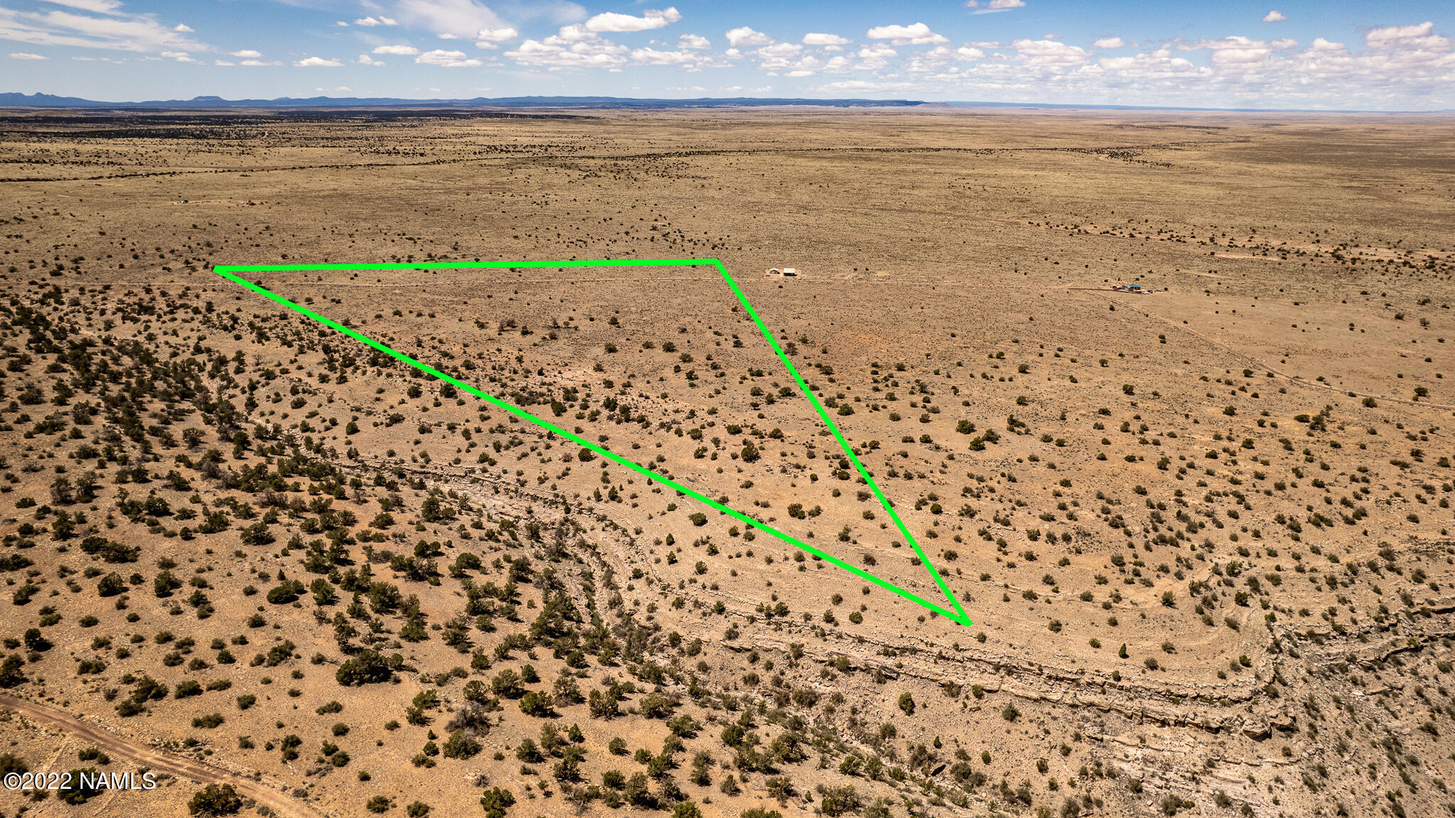 3629 South Long View Road Williams, AZ 86046 - Photo 17 of 44 AERIAL WEST MARKED