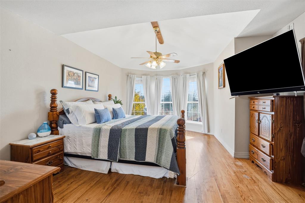 5824 Sky Road Joshua, TX 76058 - Photo 25 of 40 a bed room with furniture and a flat screen tv