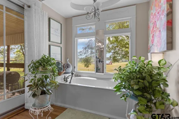 a view of a living room and a window