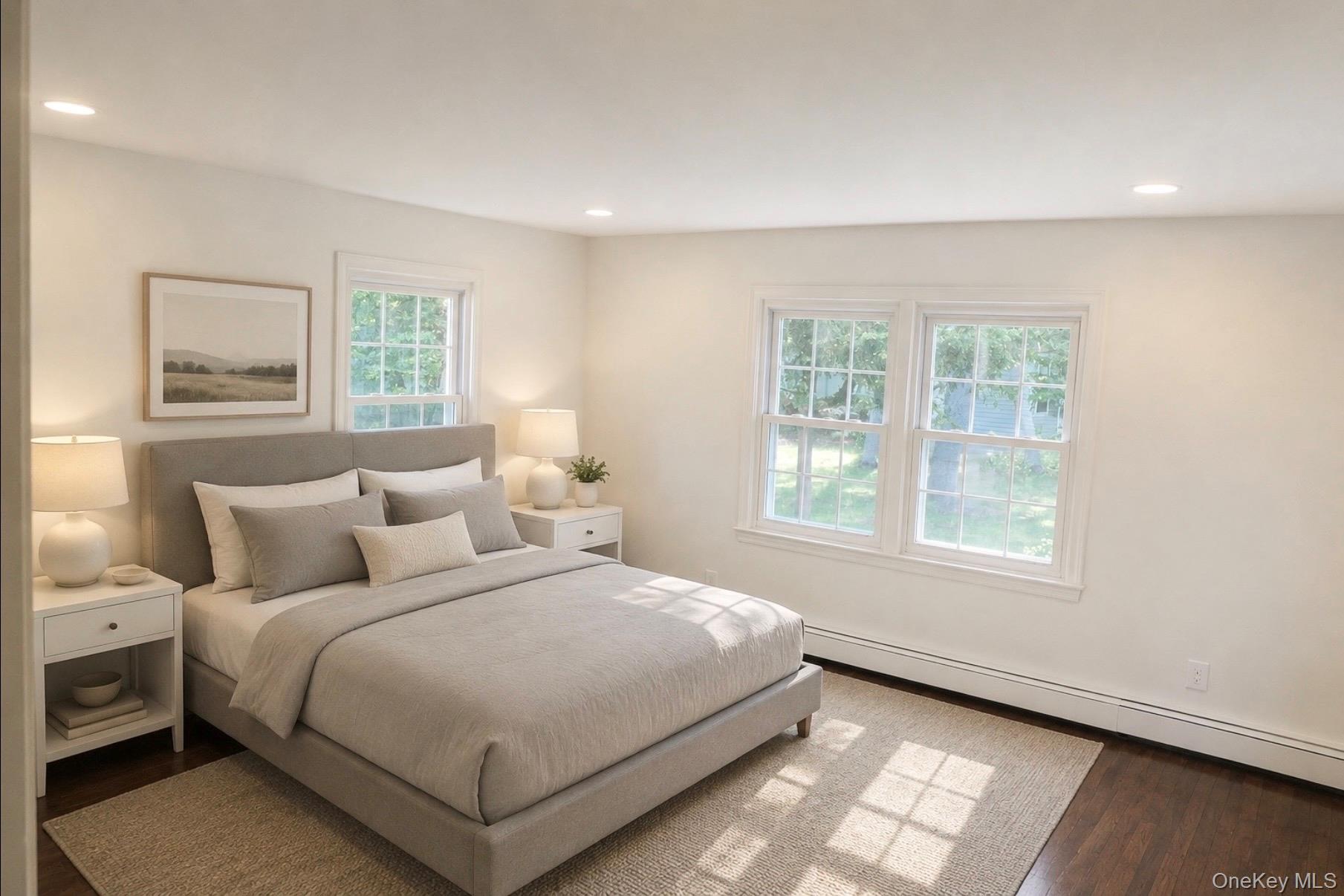 80 Mt Pleasant Road Smithtown, NY 11787 - Photo 9 of 27 a bedroom with a large bed and a window