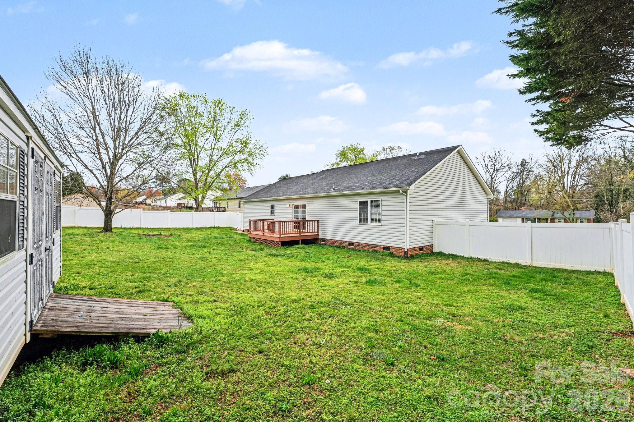 134 Clearview Road Statesville, NC 28625 - Photo 15 of 16 a view of a house with backyard