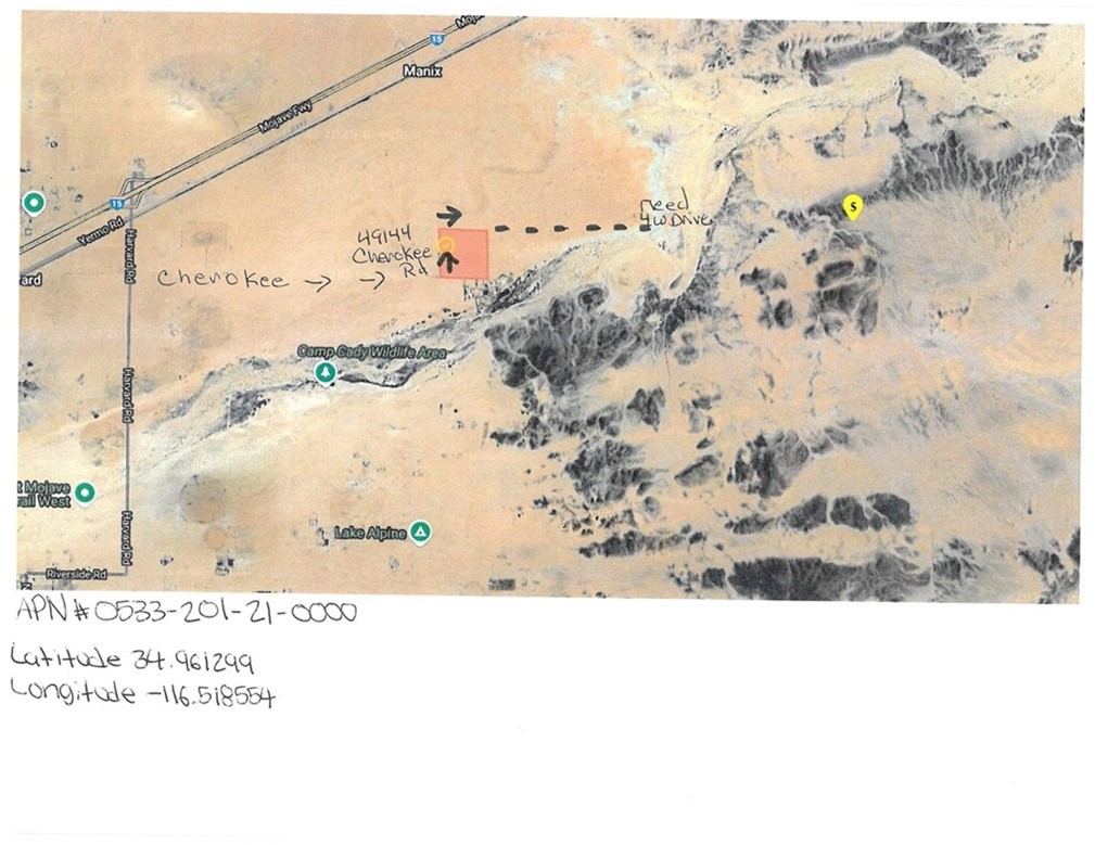 6 Bonanza Trail Helendale, CA 92342 - Photo 2 of 3 a black and white photo of a painting