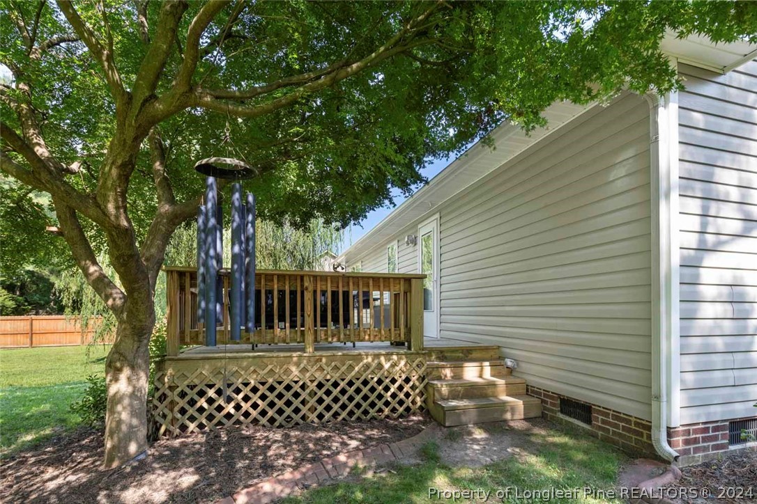 103 Kernstown Road Raeford, NC 28376 - Photo 42 of 48 a house view with a garden
