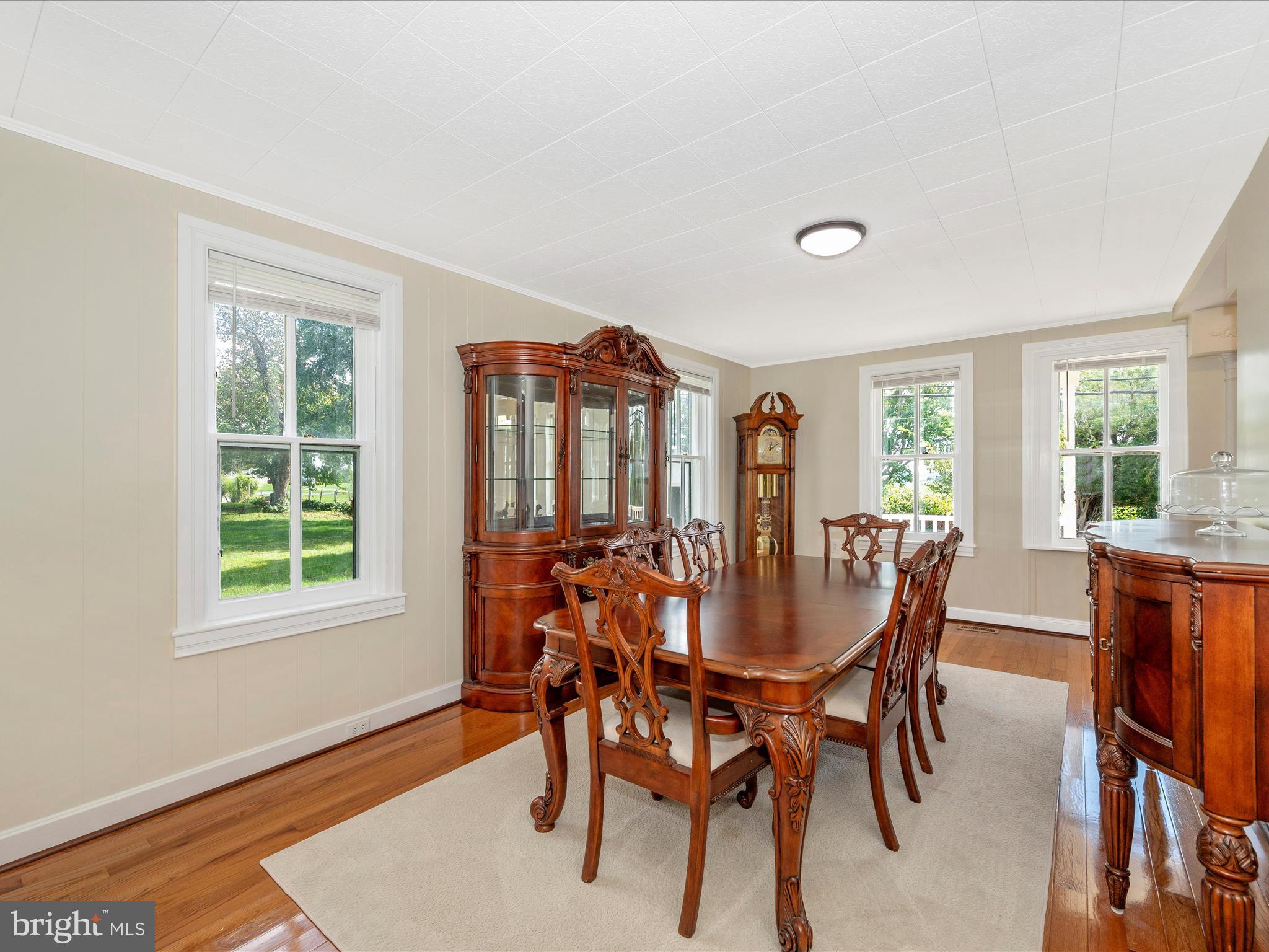 5924 Broad Run Road Jefferson, MD 21755 - Photo 15 of 54 a view of a dining room with furniture window and outside view