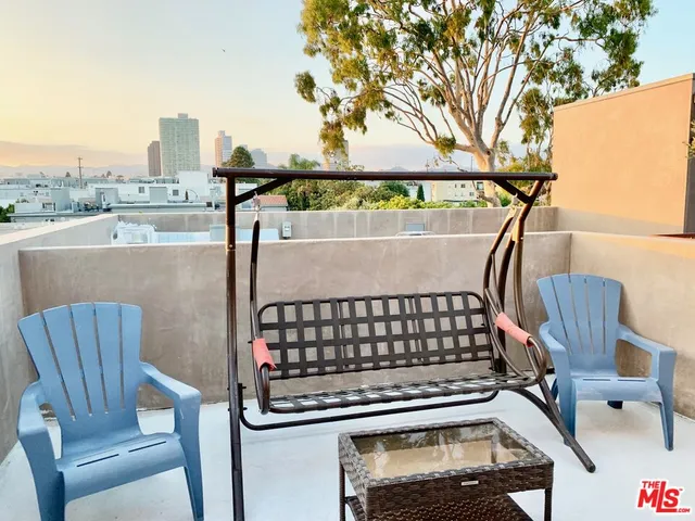 a view of sitting space in the balcony