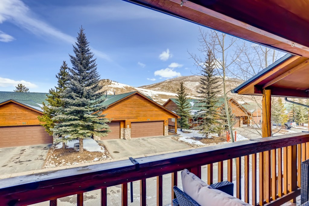 98 Lookout Ridge Drive, Unit 98 Dillon, CO 80435 - Photo 26 of 29 Enjoy the deck that is accessible right off the LIVING ROOM...