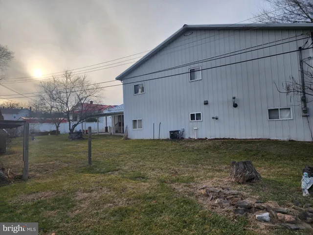 a backyard of a house