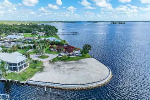 a view of a lake from a outdoor space