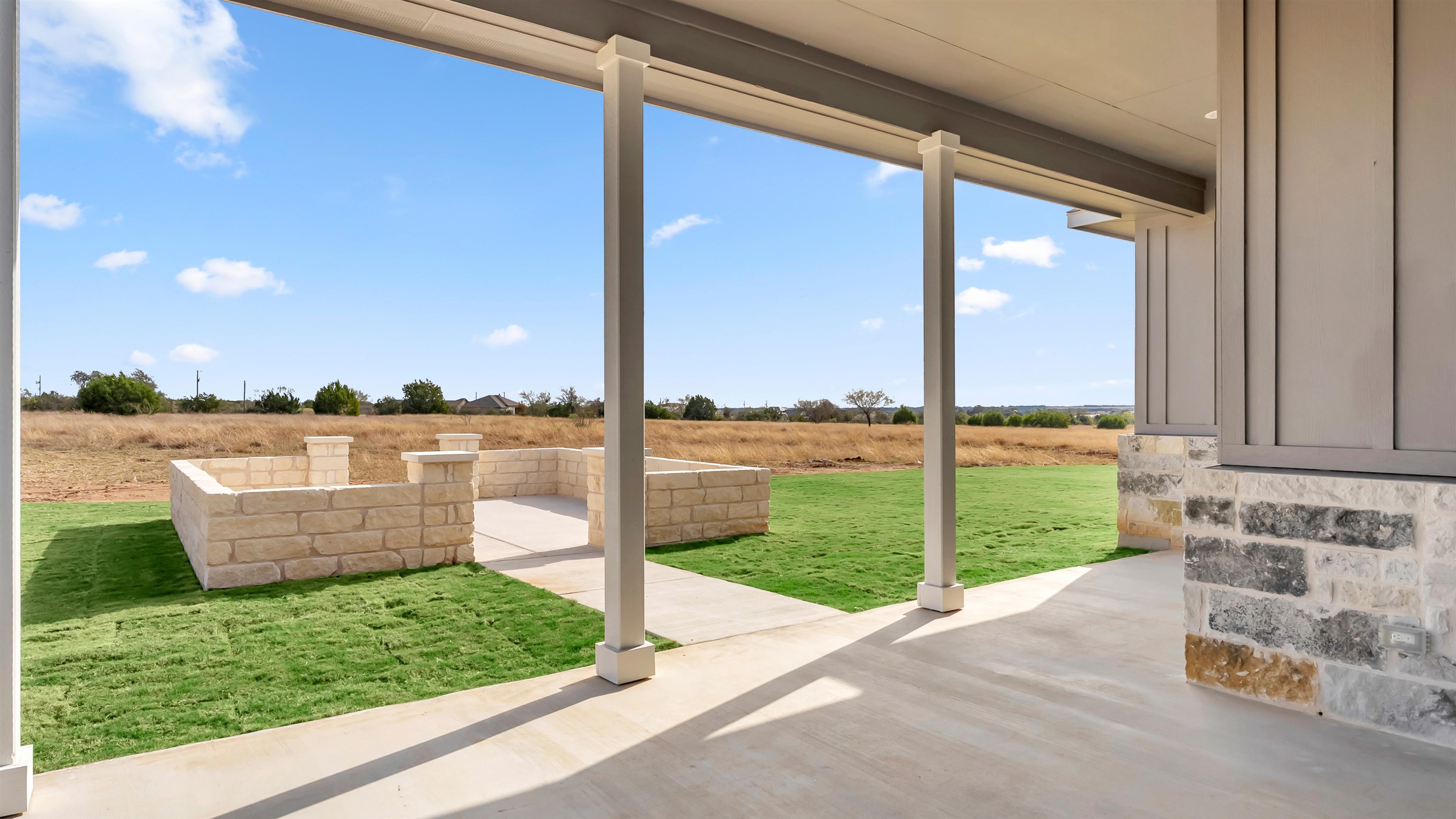 373 Prarie Point Road Bertram, TX 78605 - Photo 25 of 25 a view of a garden from a window