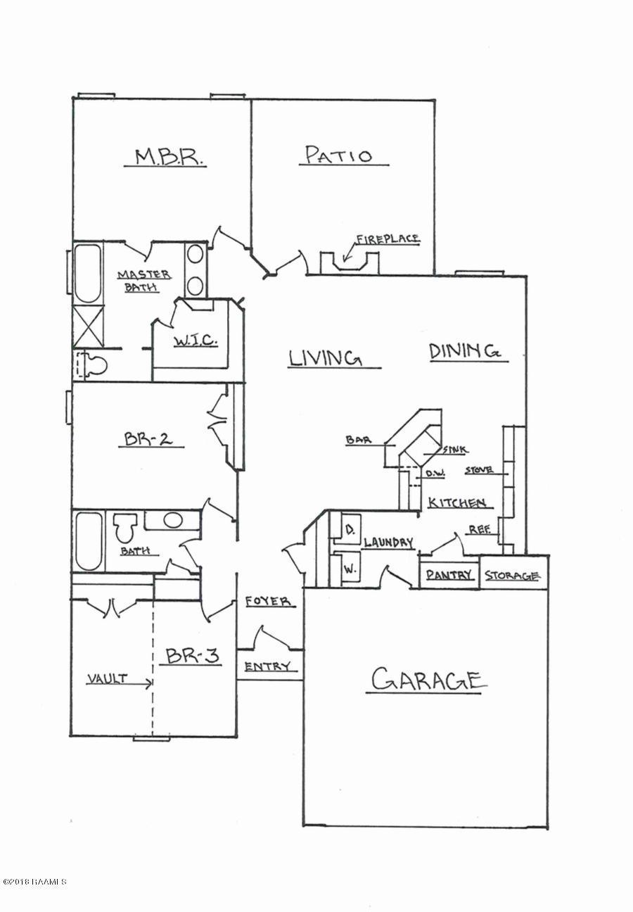 102 Rue Village Maurice, LA 70555 - Photo 19 of 19 Floor plan proposal