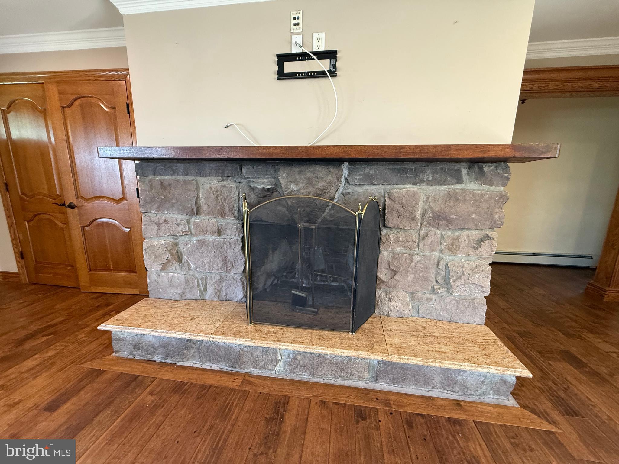 2360 Monmouth Road Jobstown, NJ 08041 - Photo 15 of 63 fireplace in family room