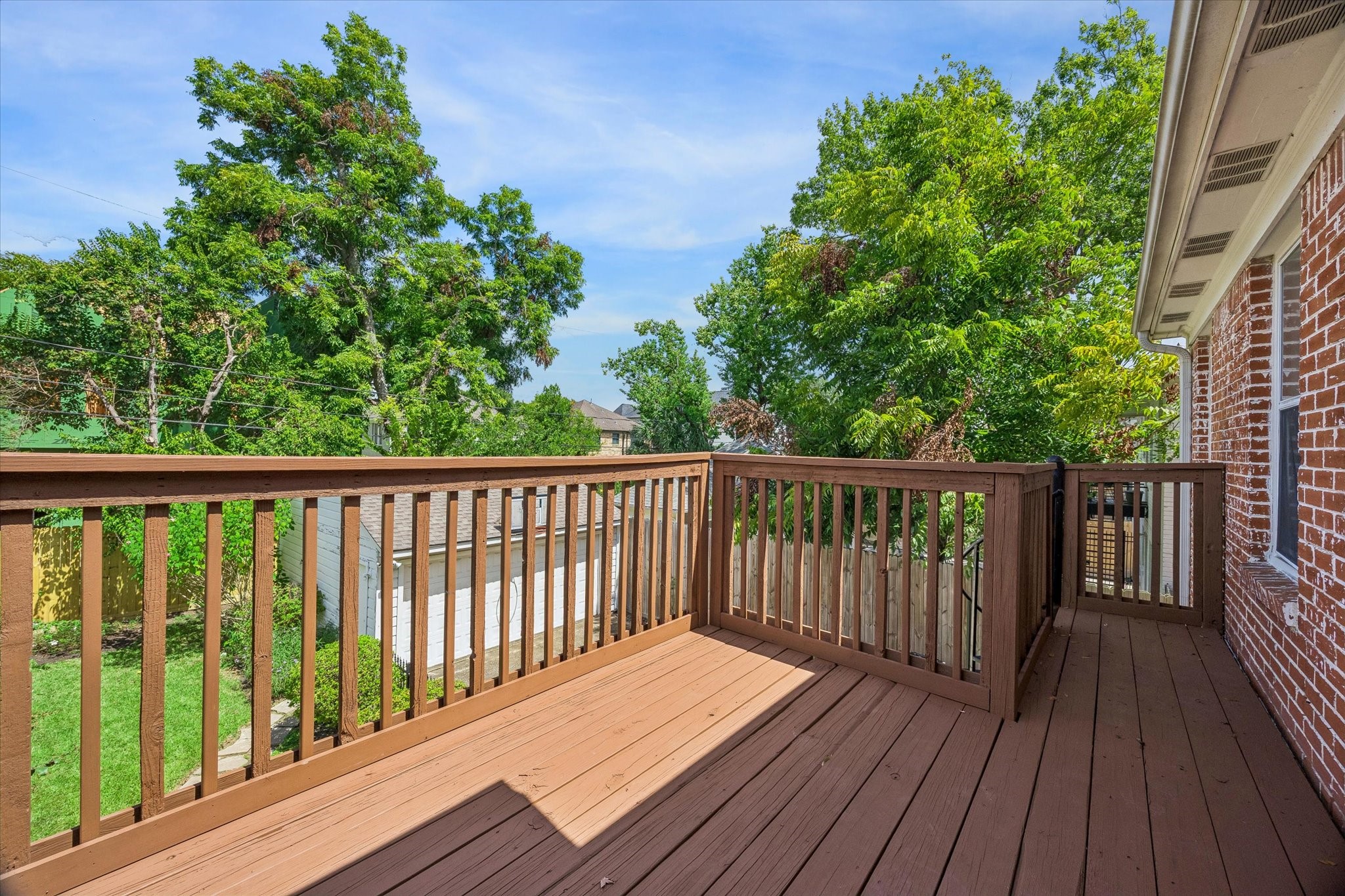 2340 Albans Road Houston, TX 77005 - Photo 22 of 29 Second-floor deck off of the upstairs office.