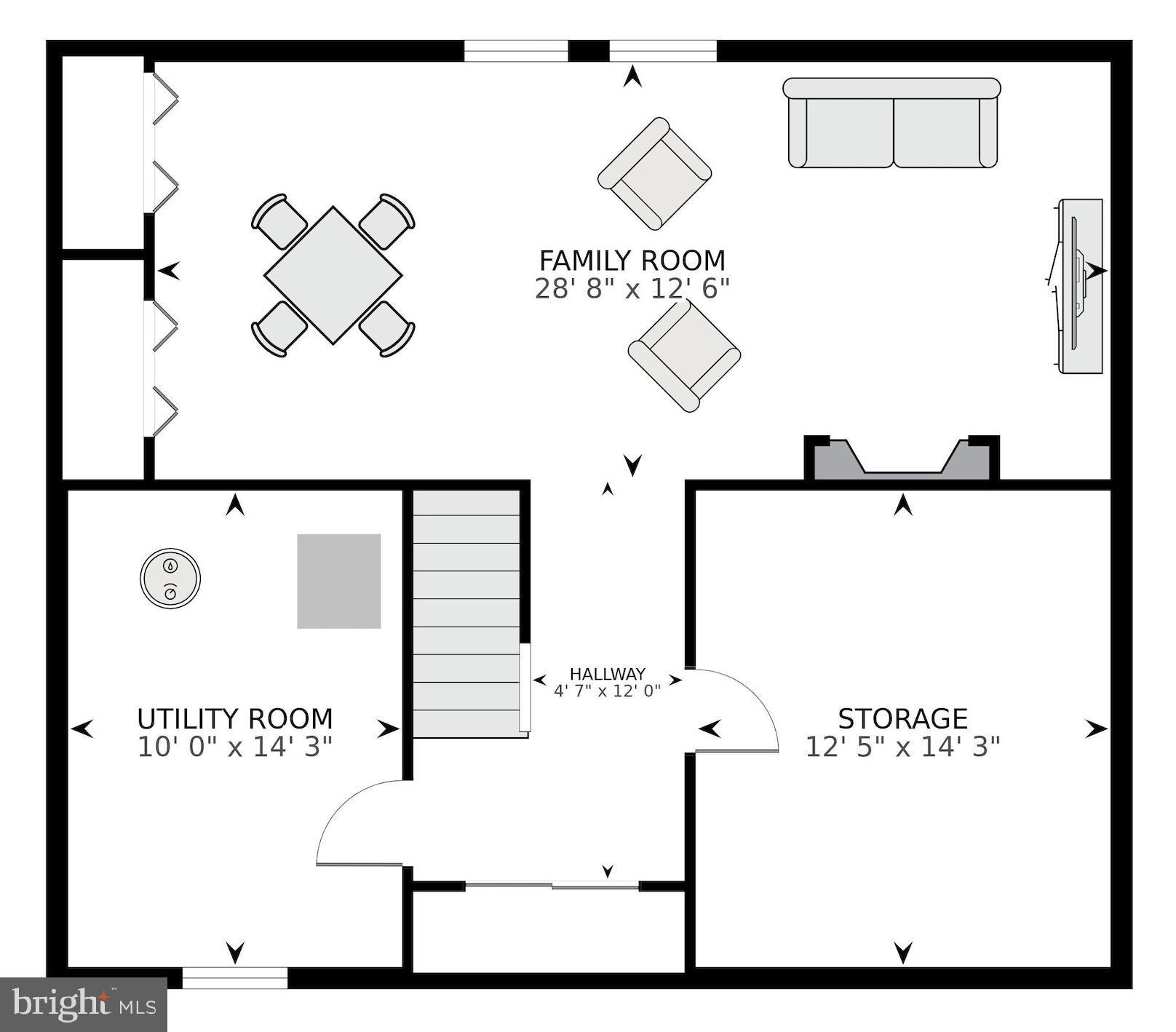 8532 Lakinhurst Lane Springfield, VA 22152 - Photo 62 of 62 Lower level floorplan