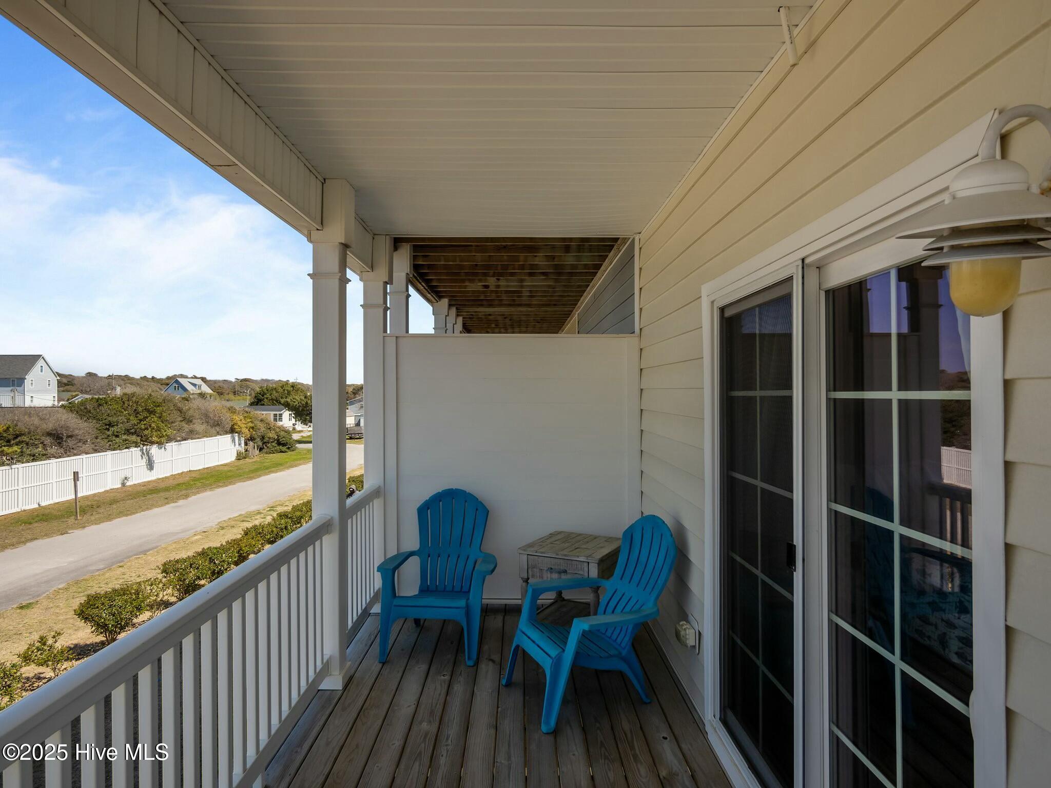 2800 West Fort Macon Road, Unit 56 Atlantic Beach, NC 28512 - Photo 23 of 49 Covered Balcony