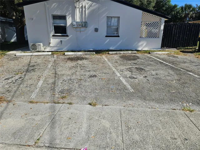 a outdoor view of parking space