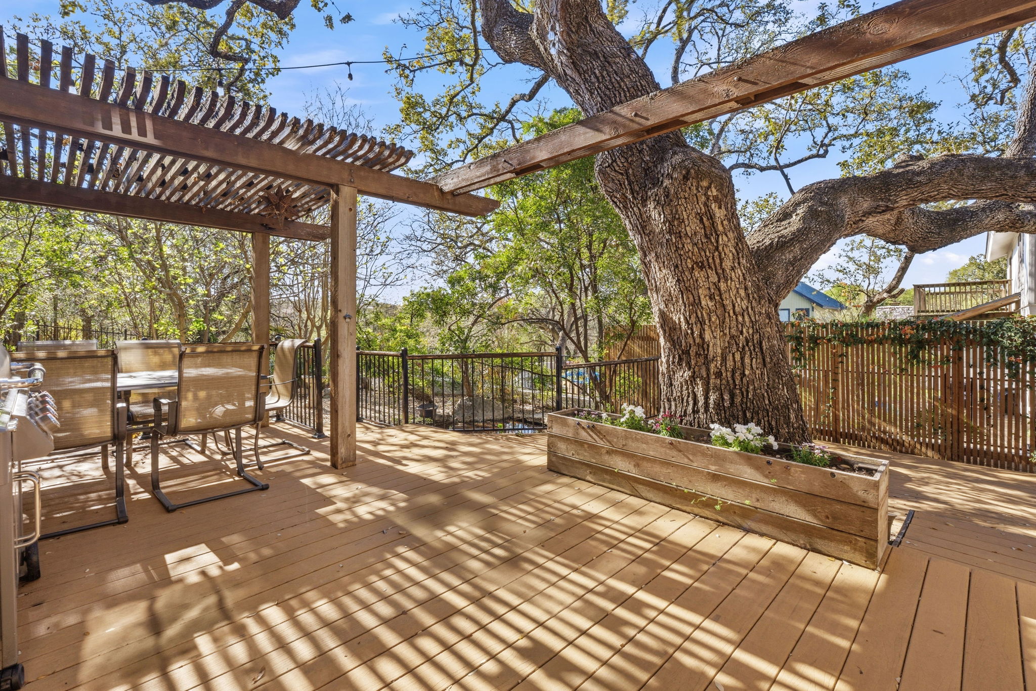 4601 Creek Ridge Austin, TX 78735 - Photo 25 of 40 Deck with outdoor dining area