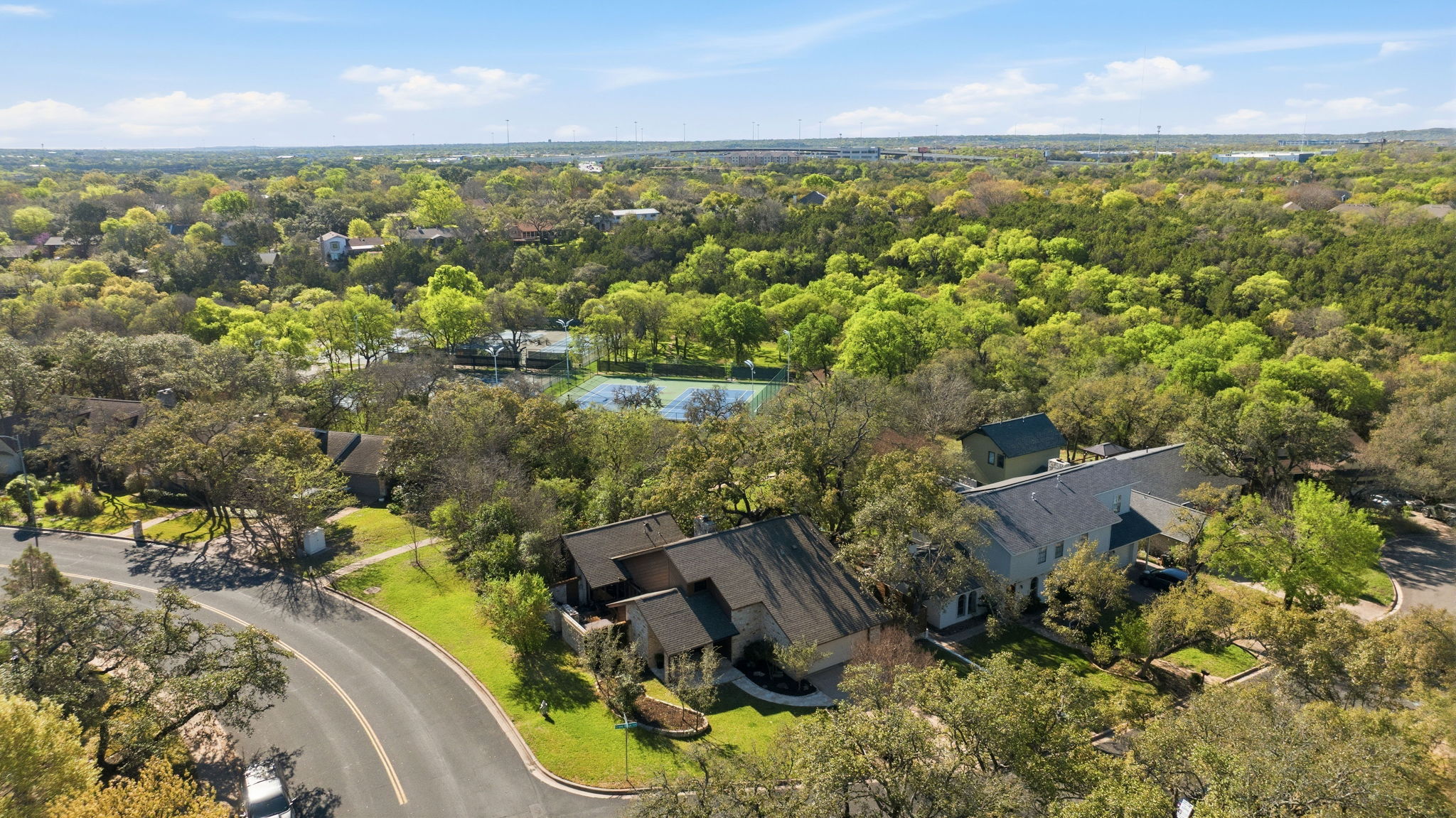 4601 Creek Ridge Austin, TX 78735 - Photo 38 of 40 Bird's eye view of a heavily wooded area