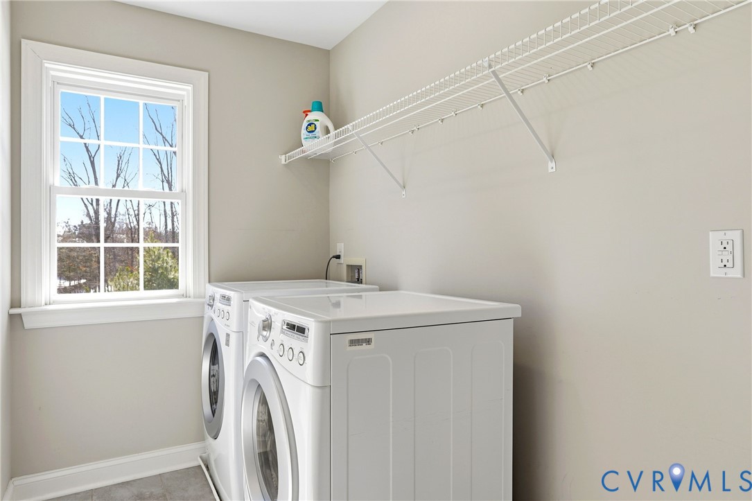 12050 Cameron Creek Road Glen Allen, VA 23059 - Photo 27 of 36 a utility room with dryer and washer