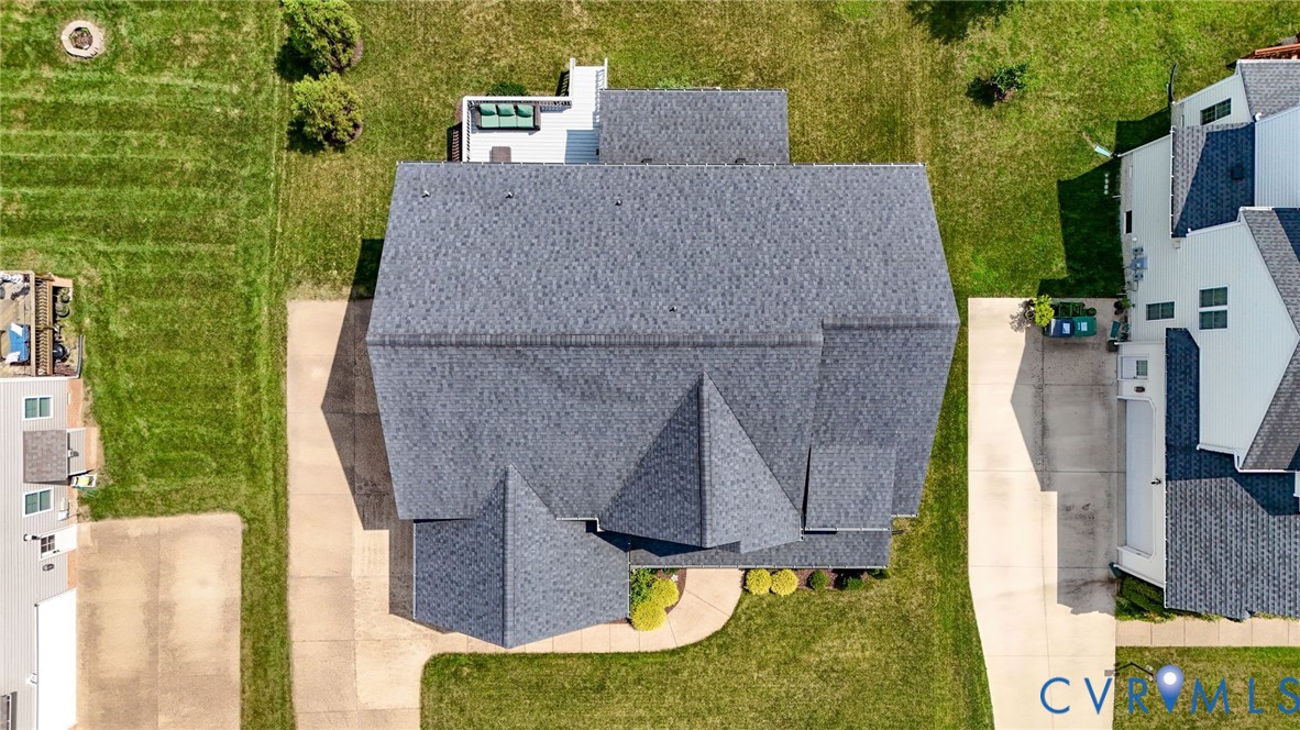 12050 Cameron Creek Road Glen Allen, VA 23059 - Photo 35 of 36 an aerial view of a house with garden space sitting space