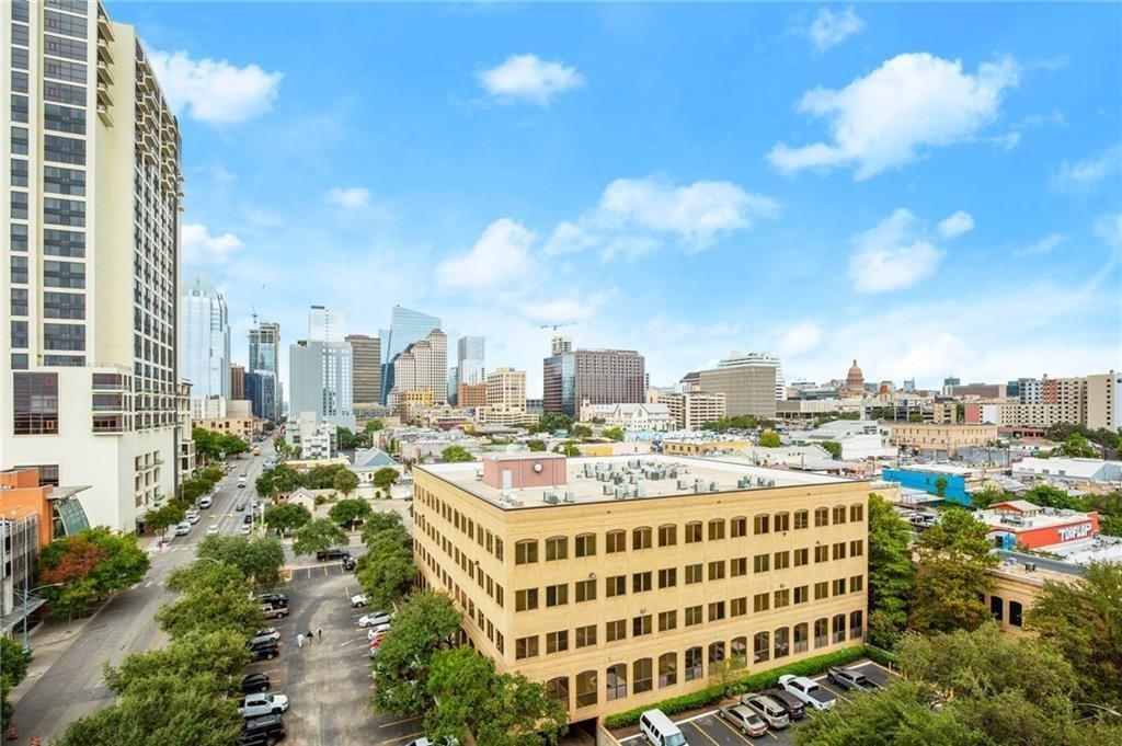 507 Sabine Street, Unit 705 Austin, TX 78701 - Photo 28 of 32 a view of a city with tall buildings