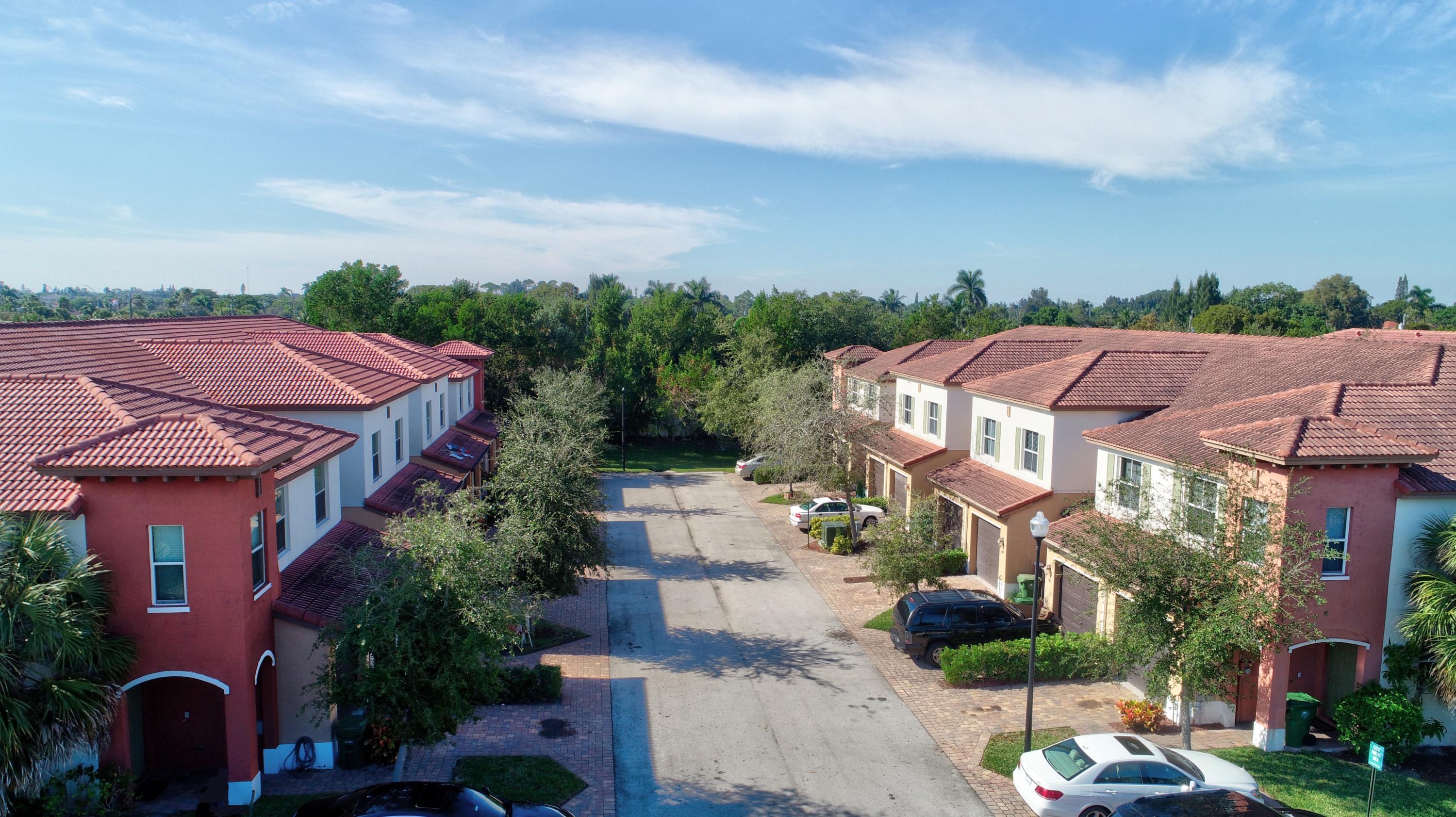 a aerial view of a house