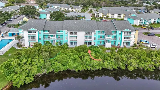 an aerial view of multiple houses