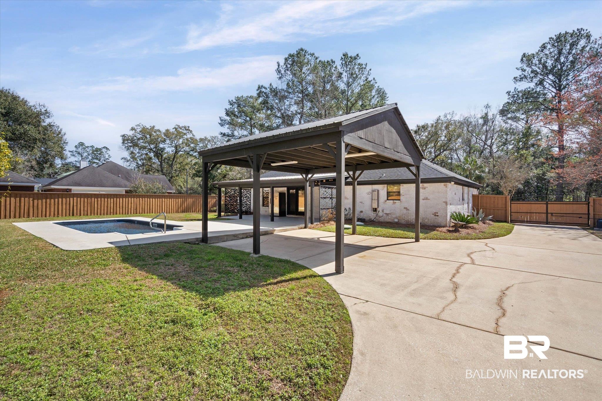 3216 Bay Booster Club Road Theodore, AL 36582 - Photo 24 of 46 Fenced backyard featuring a patio