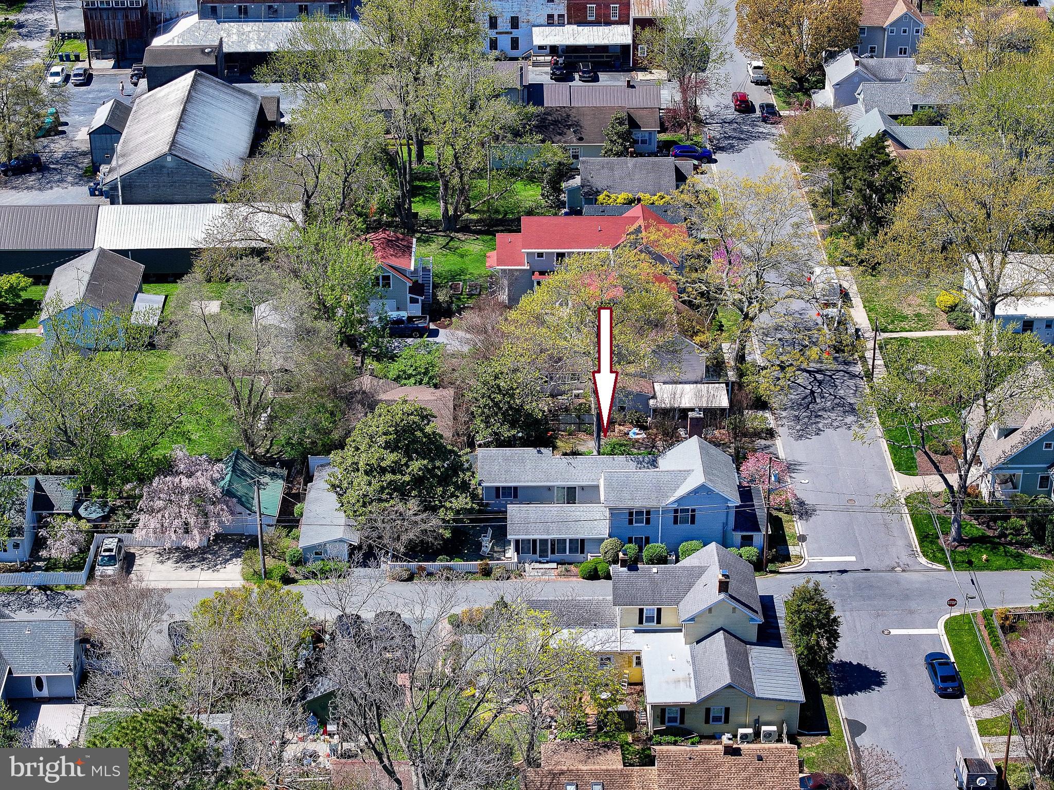 114 East Chew Avenue St. Michaels, MD 21663 - Photo 2 of 57 an aerial view of residential houses with outdoor space