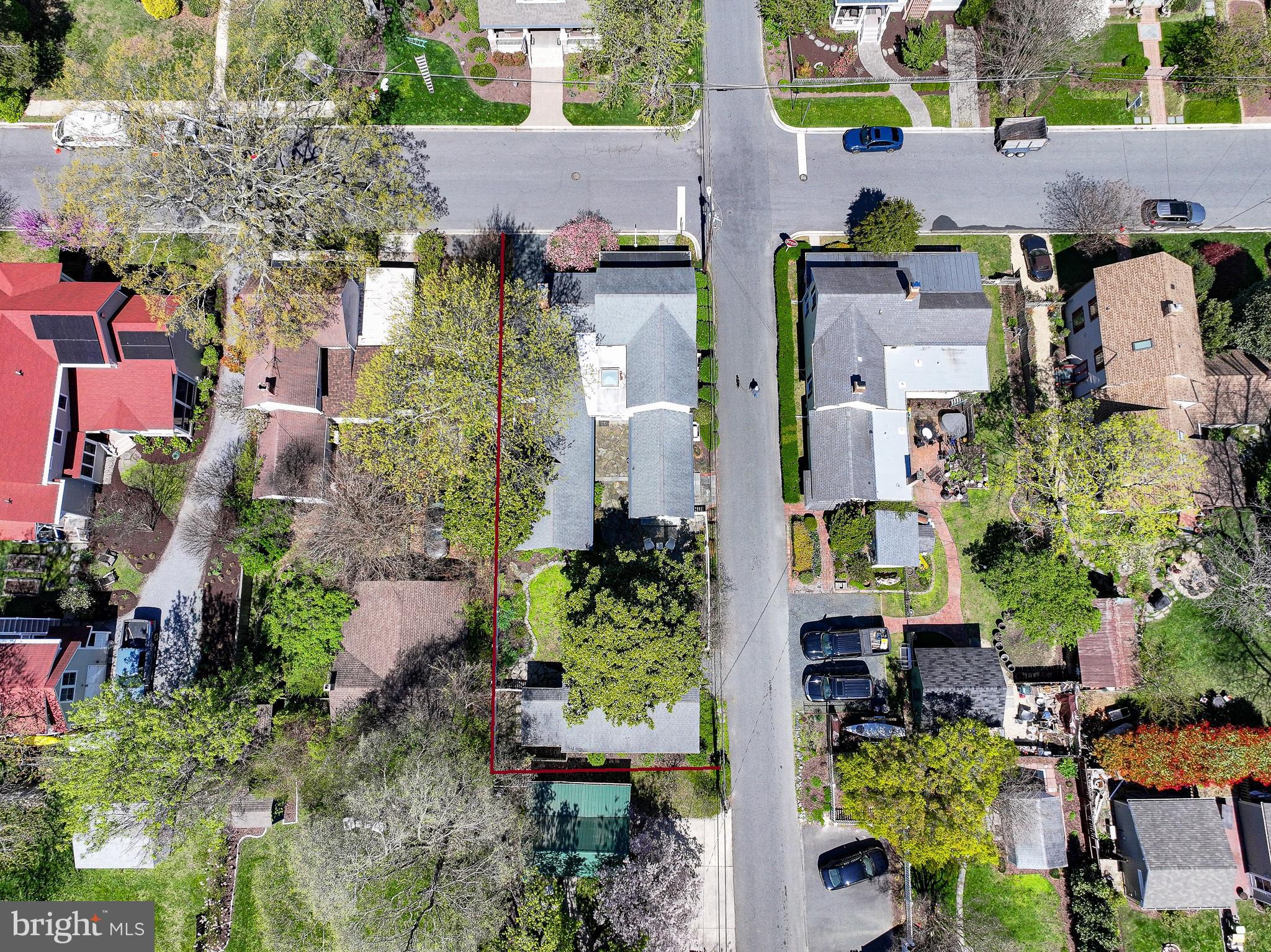 114 East Chew Avenue St. Michaels, MD 21663 - Photo 3 of 57 an aerial view of residential houses with outdoor space