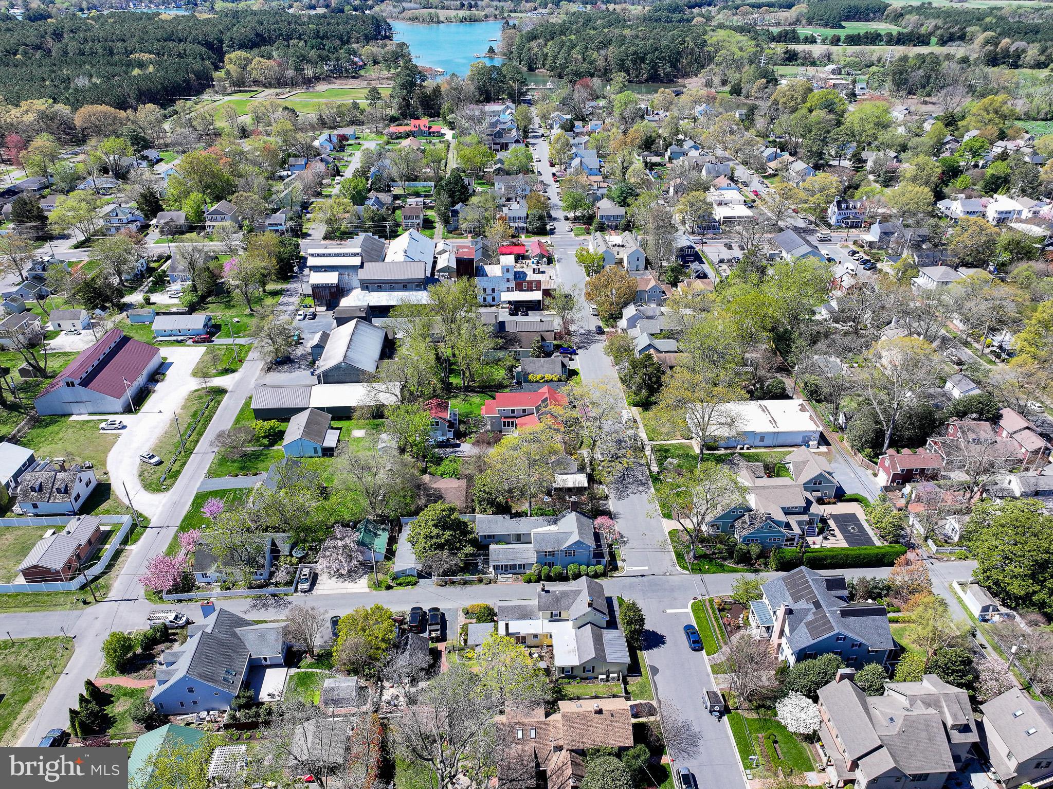 114 East Chew Avenue St. Michaels, MD 21663 - Photo 54 of 57 an aerial view of multiple house