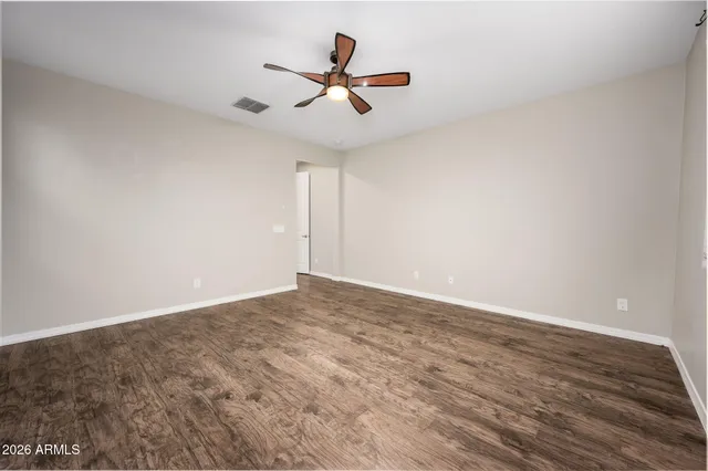 wooden floor in an empty room
