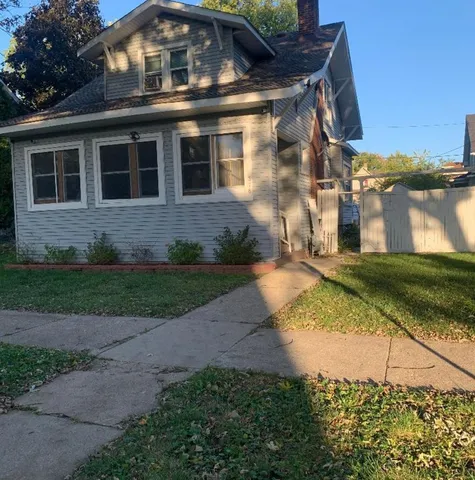 a aerial view of a house