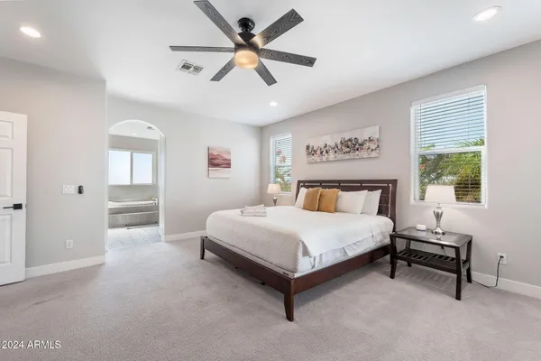 a view of a terrace with furniture