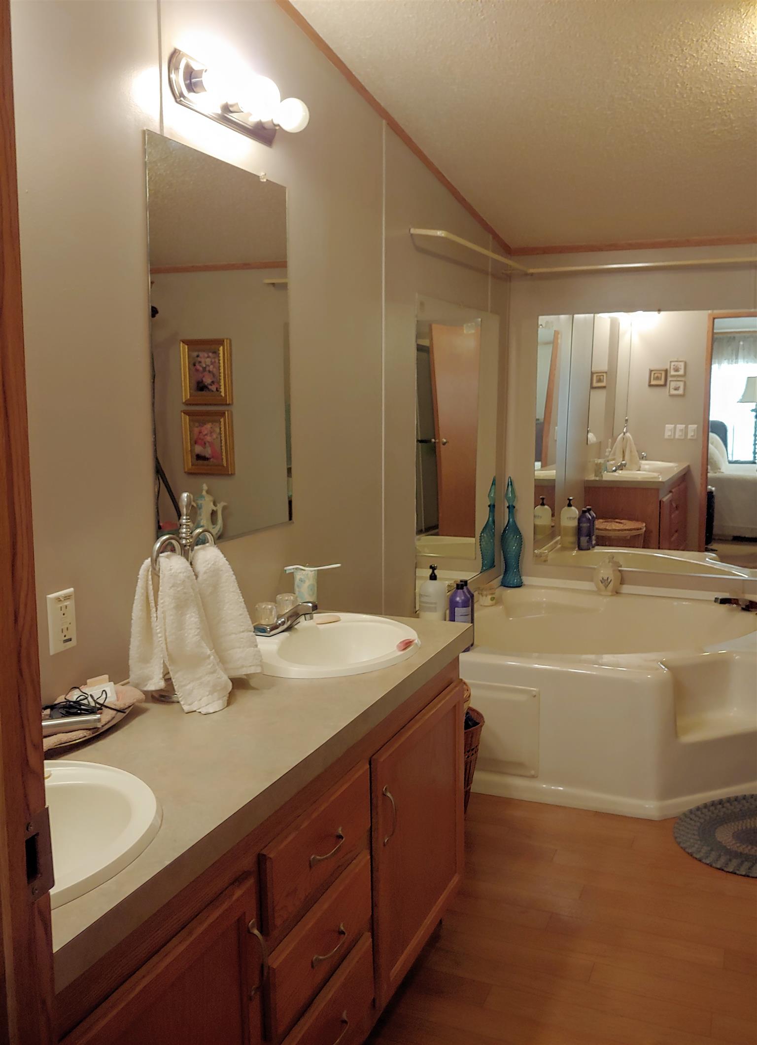 1235 Cunningham Road Readyville, TN 37149 - Photo 19 of 30 a bathroom with a tub sink and mirror