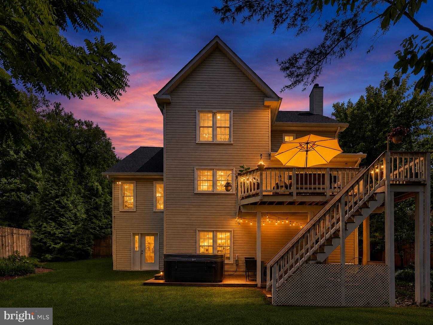 6732 Churchill Road McLean, VA 22101 - Photo 67 of 71 Charming home aglow at twilight.