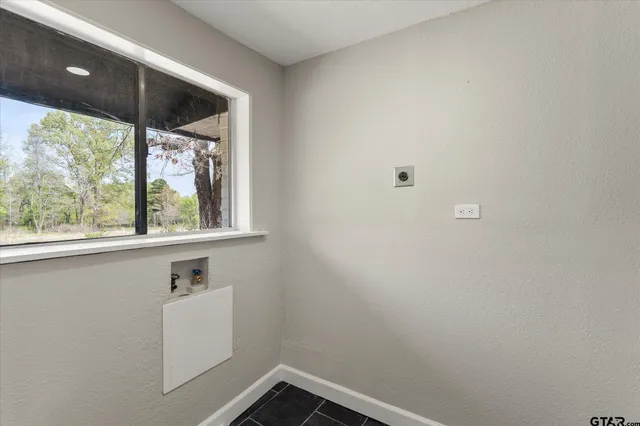 a view of small space with window