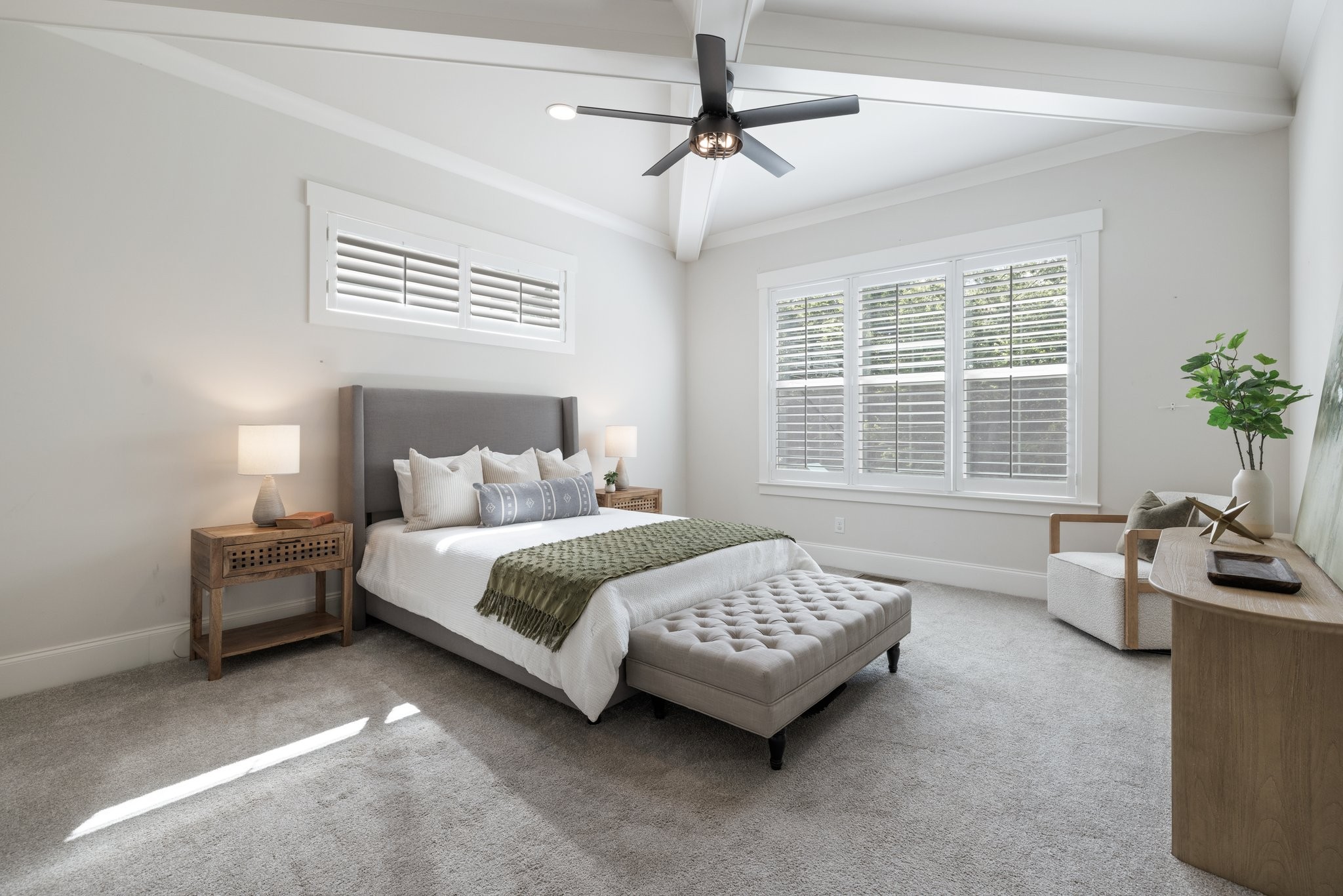 5543 Knob Road Nashville, TN 37209 - Photo 27 of 64 a spacious bedroom with a bed and a window