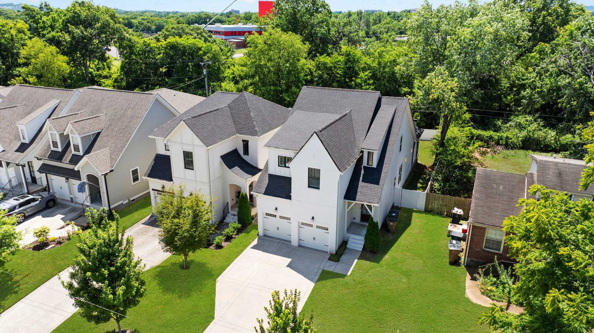 5543 Knob Road Nashville, TN 37209 - Photo 56 of 64 an aerial view of a house with a yard