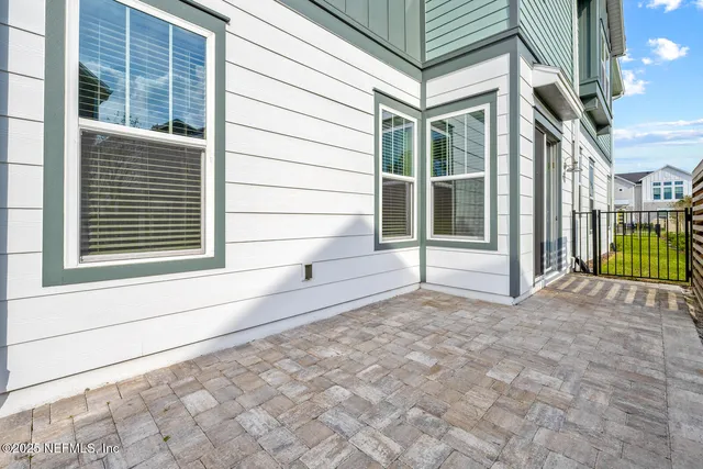 a view of entrance gate of a building