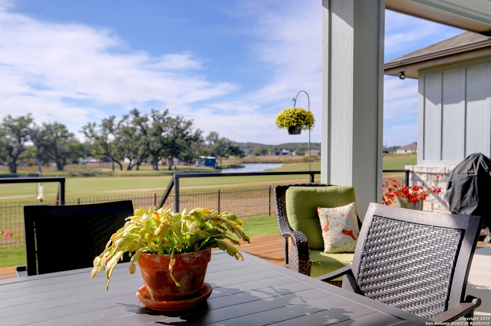 119 Hiram Cook Blanco, TX 78606 - Photo 18 of 20 a view of a chairs and table in the balcony