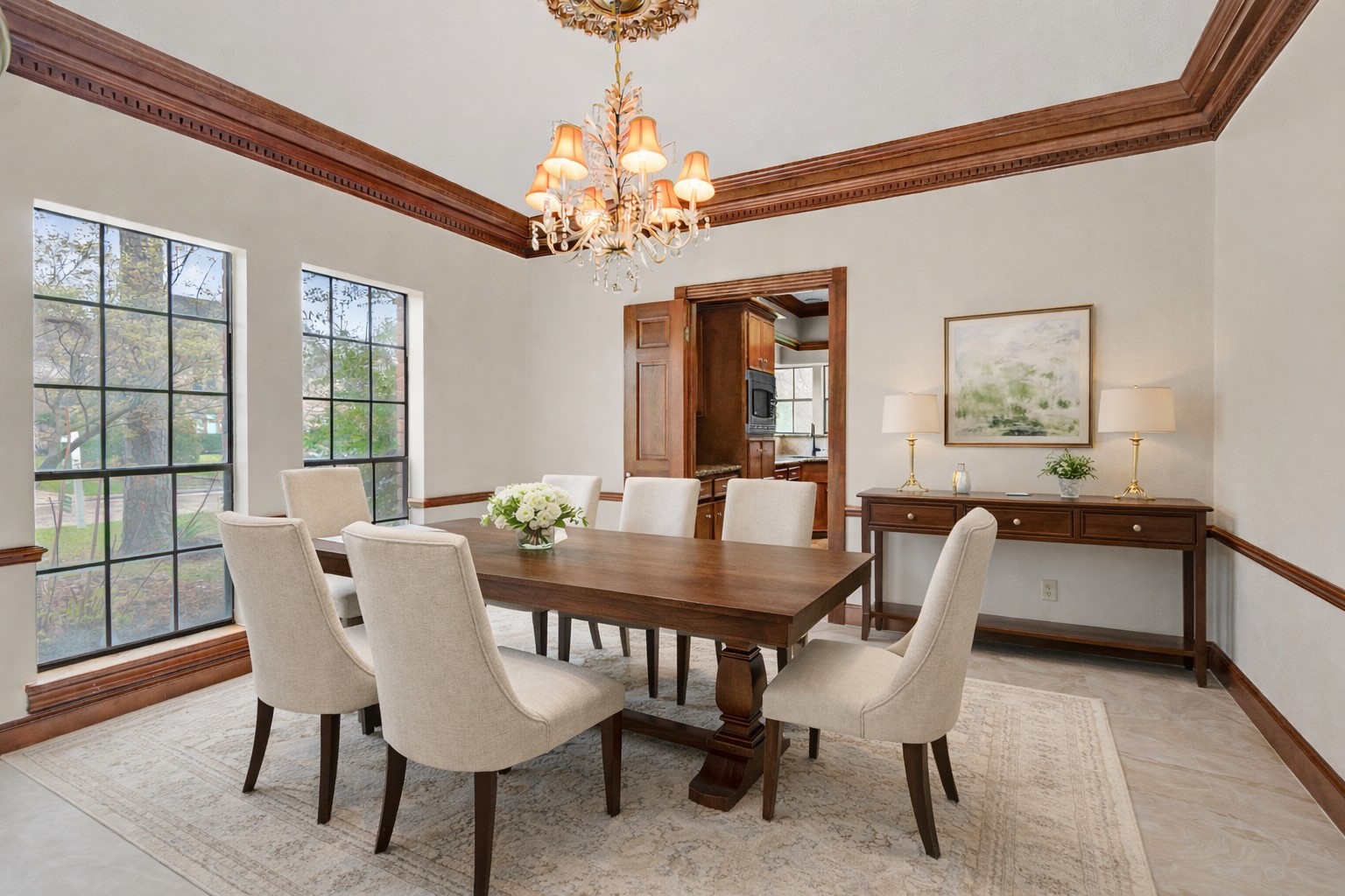 8412 Hidden Trail Lane Spring, TX 77379 - Photo 10 of 39 Digitally staged dining room.