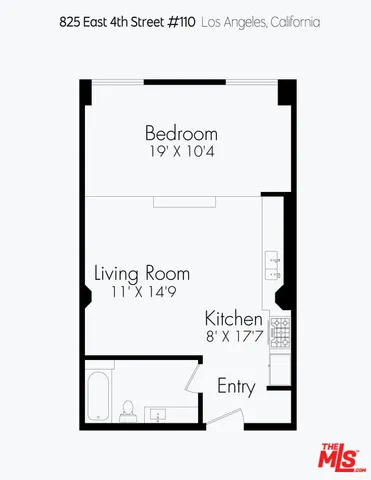 $459,000 | 825 East 4th Street, Unit 110, Los Angeles, CA 90013