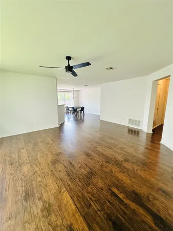 a view of an ocean & kitchen